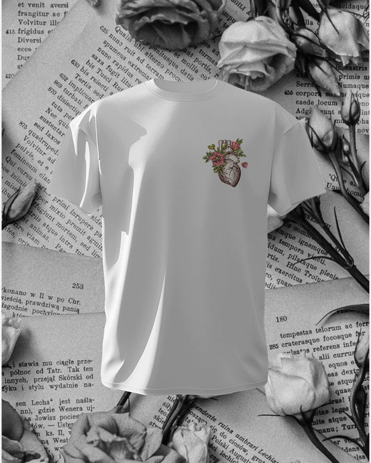 Heart Pocket / Half Sleeve T Shirt