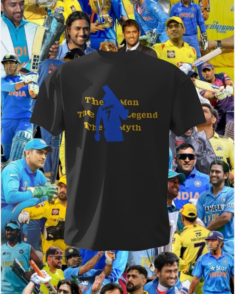 Ind Dhoni / Half Sleeve T Shirt